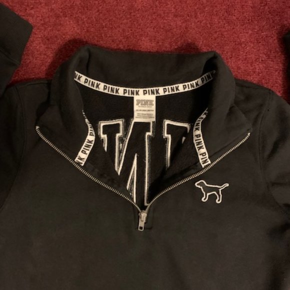 Victoria Secret PINK 1/4 zip crewneck sweatshirt size XS - Picture 5 of 5